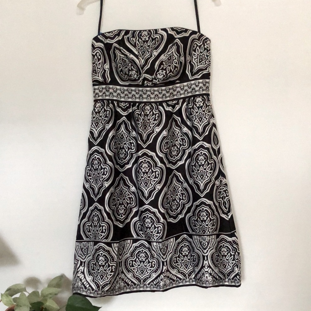 White House Black Market strapless cocktail dress